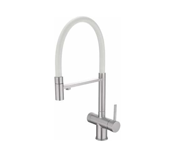 Изображение товара Кухонный смеситель EMAR ЕС - 7024WHT Satin