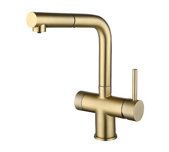 Изображение товара Кухонный смеситель EMAR ЕС - 7026 Matt Gold