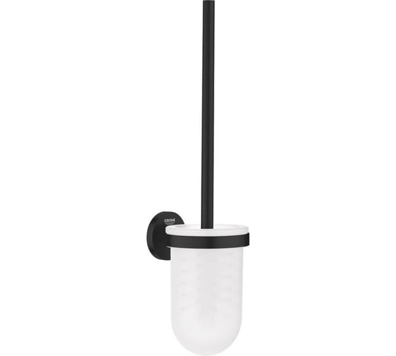Изображение товара Туалетный ёршик GROHE Essentials с держателем, матовый черный 1024682430