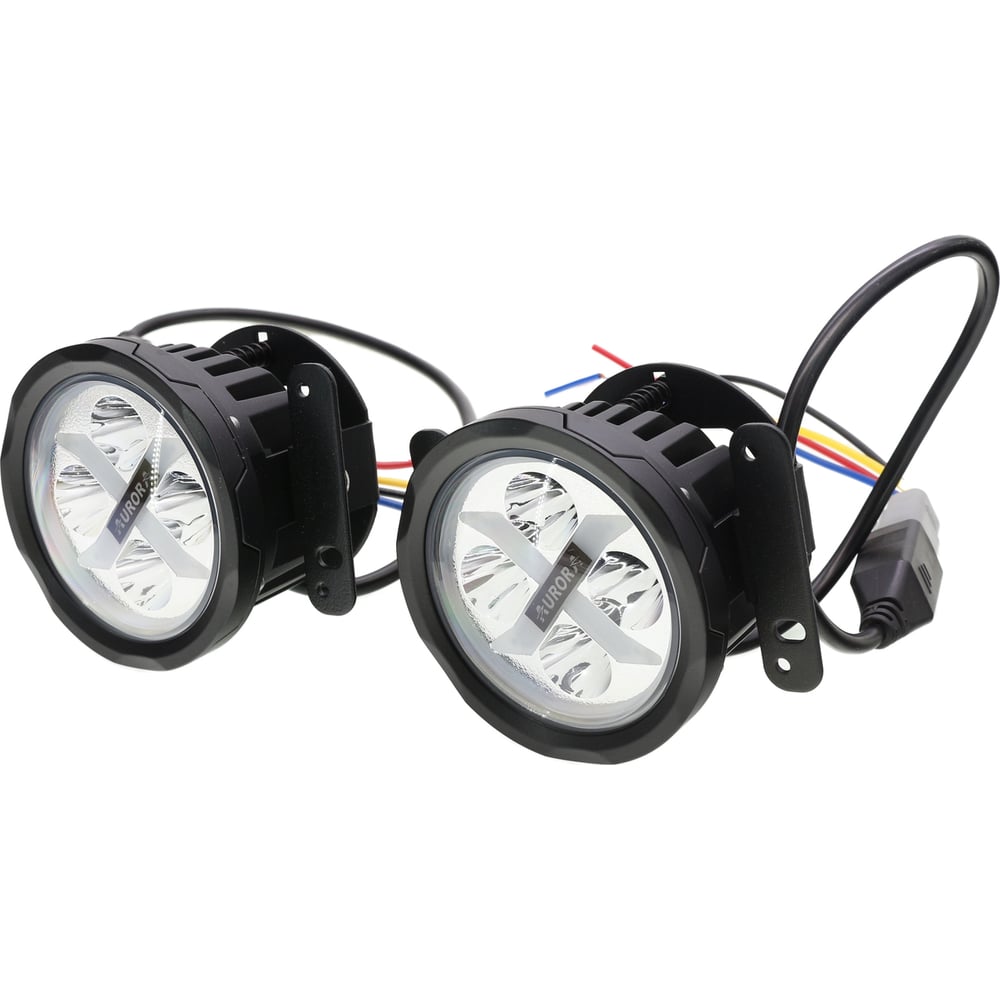 Изображение товара Фара Aurora ALO-E-R4T3-PA Amber 2008 Светодиодная янтарная 4xOSRAM, угол 120°