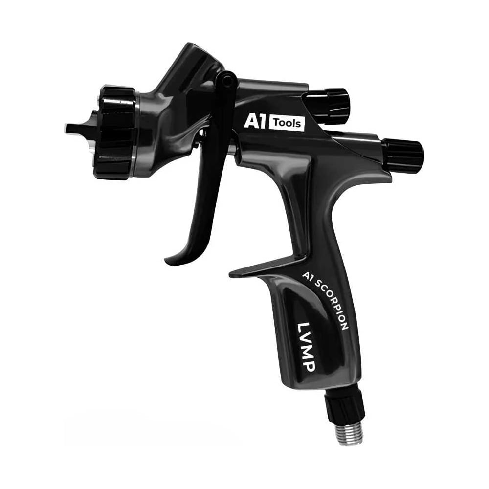Изображение товара Краскопульт пневматический для лака A1 Scorpion LVMP 1.4 Black SC-1.4