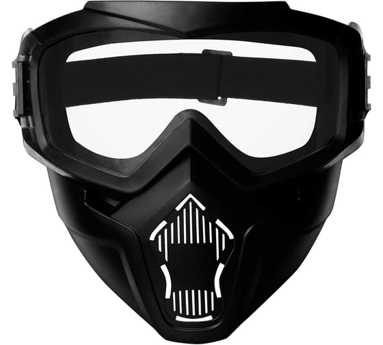 Изображение товара Очки doka Панорама OZPD5 черные с защитным щитком OZPD5-Black-щ