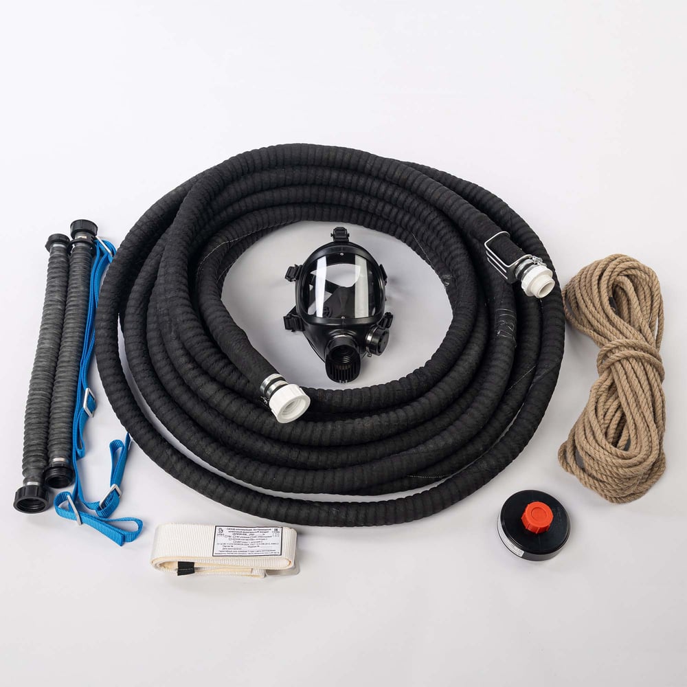 Изображение товара Шланговый дыхательный аппарат БРИЗ 0302(ПШ-20С) -4301М(ППМ) АМС резинотканевый 503111200