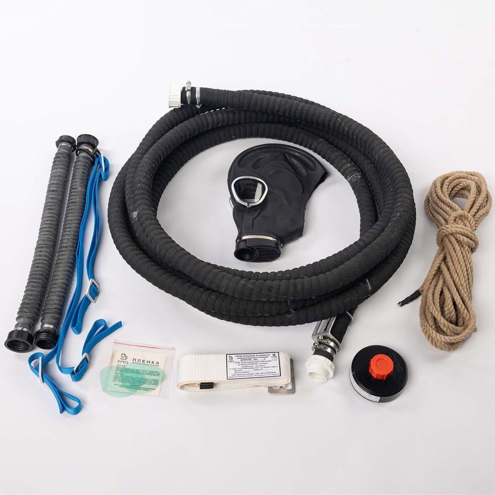 Изображение товара Шланговый дыхательный аппарат БРИЗ 0301(ПШ-10С) ШМП АМС резинотканевый