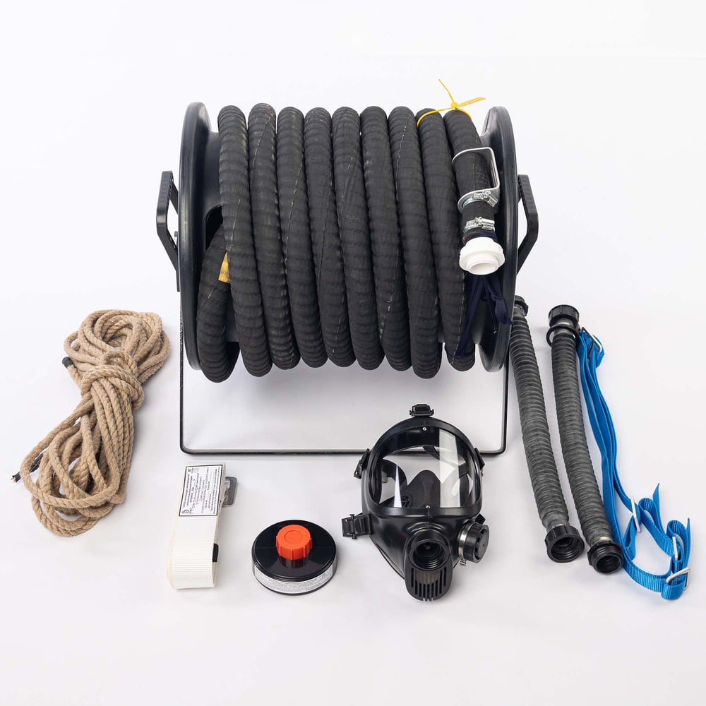 Изображение товара Шланговый дыхательный аппарат БРИЗ 0303(ПШ-10Б) -4301М(ППМ) АМС резинотканевый 503121210