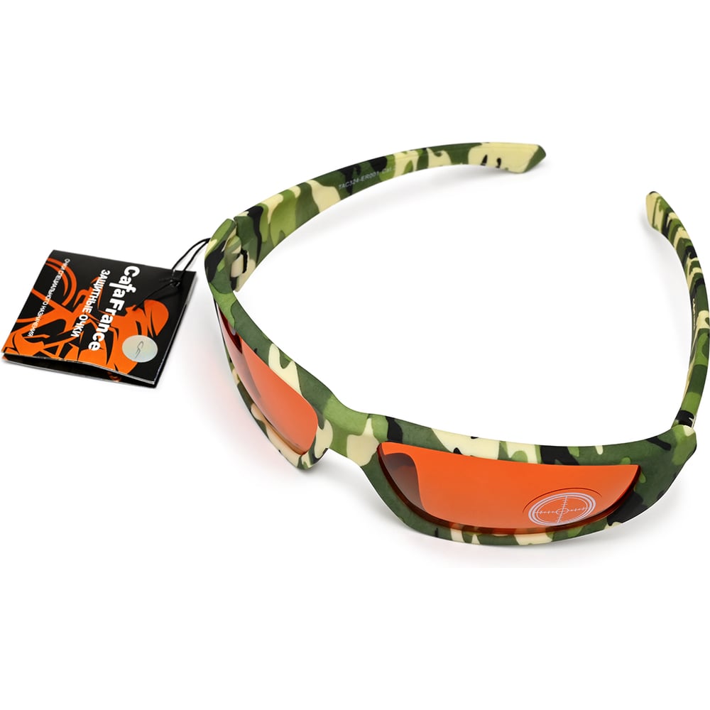 Изображение товара Очки защитные тактические поляризационные CF с красной линзой TAC324