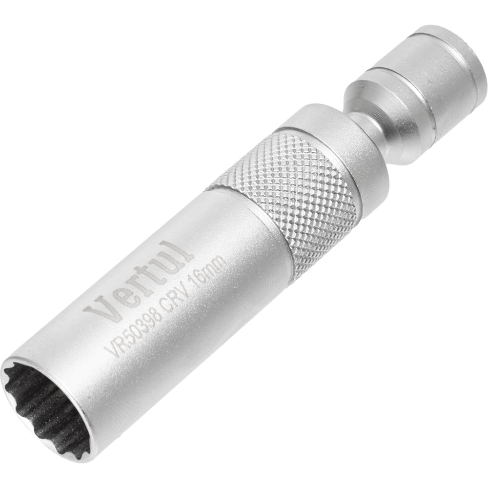 Изображение товара Свечной шарнирный ключ VERTUL 16 мм. 12-ти гранный VR50398
