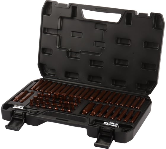 Изображение товара Набор бит LIGE 1/2 и 3/8 (T20-T60,R6-R12,H4-H12,M5-M16) 60пр., в кейсе LG-S1002 256733