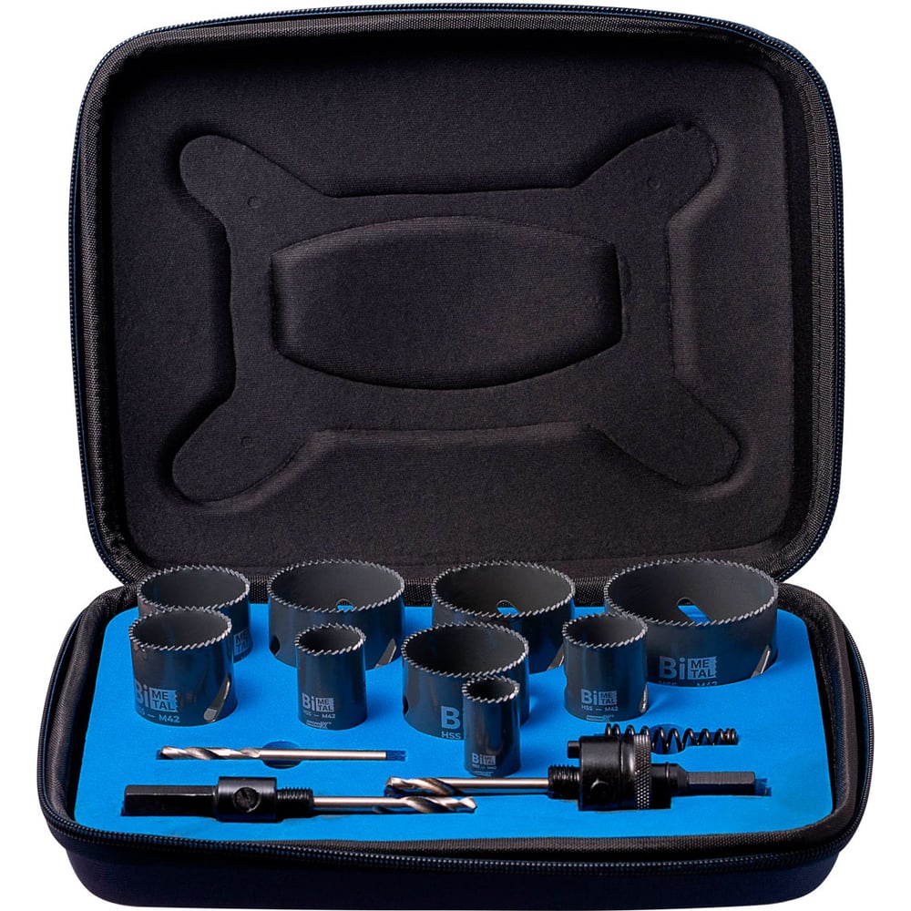 Изображение товара Набор коронок RODMIX HSS M42 по металлу и дереву 19-61 мм, 12 шт.