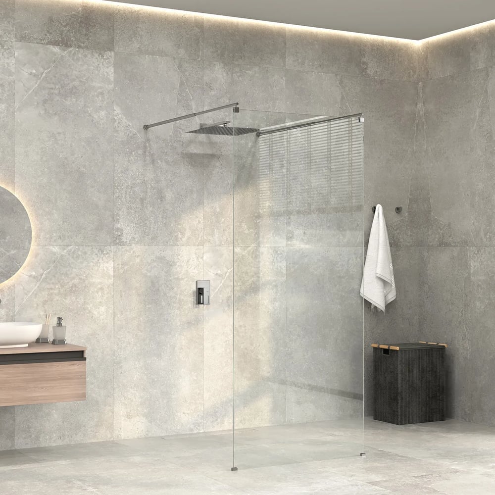 Изображение товара Душевая перегородка WasserKRAFT Vechte 60W46 с толщиной стекла 8 мм