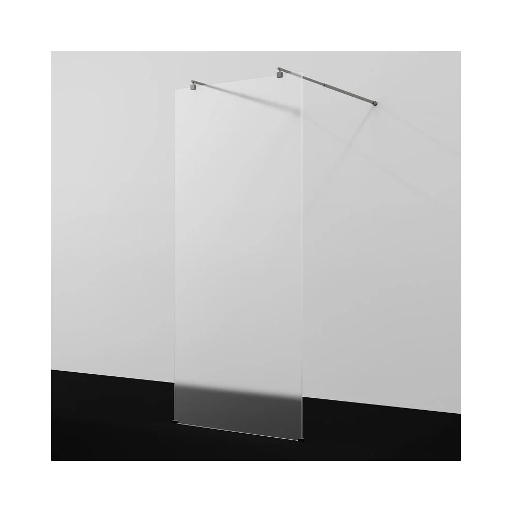 Изображение товара Душевая перегородка WasserKRAFT Vechte 60W46GR-MG с графитовым профилем и матовым стеклом