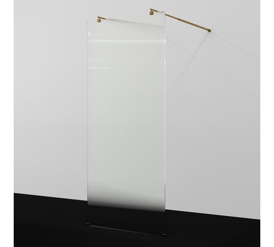 Изображение товара Душевая перегородка WasserKRAFT Vechte 60W40BG-FL