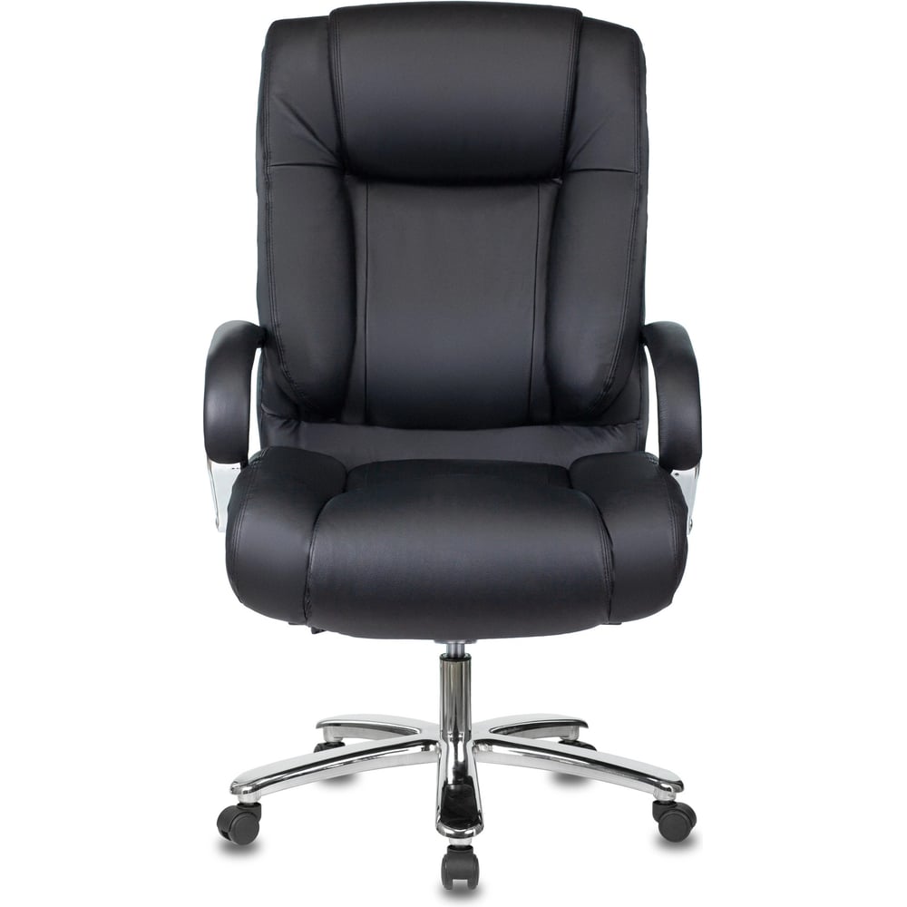 Изображение товара Кресло руководителя Бюрократ T-9925SL черный кожа, крестовина металл, хром 1215692
