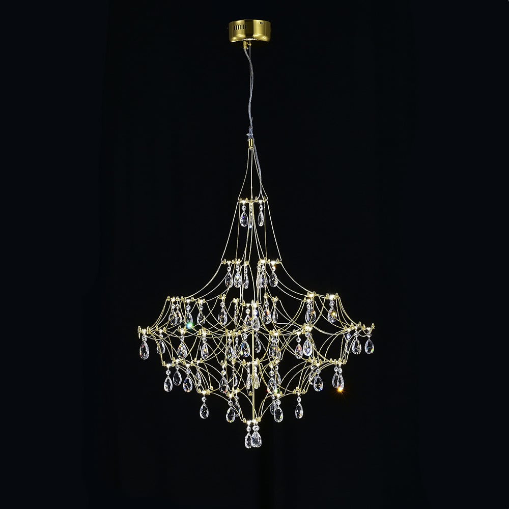 Изображение товара Подвесная люстра MyFar Allegria MR2642-66P-50AD с регулируемой цветовой температурой и хрусталём