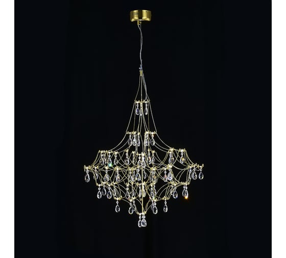 Изображение товара Подвесная люстра светодиодная с пультом и хрустальными подвесками MyFar Asfour Allegria MR2642-66P-50AD