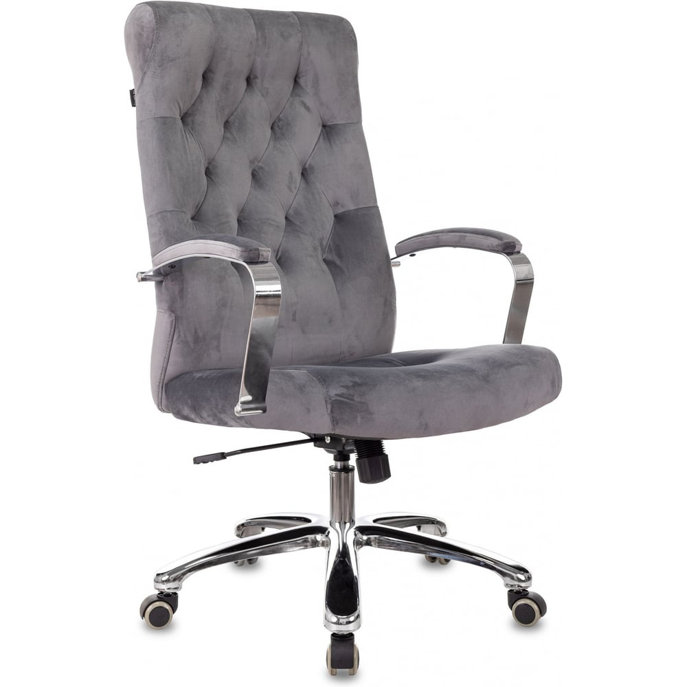 Изображение товара Кресло руководителя Бюрократ T-9928SL Fabric серый Italia 26, крестовина металл, хром 1985910