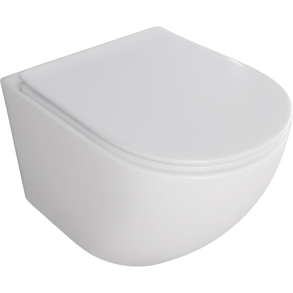 Изображение товара Унитаз подвесной Инкоэр DI безободковый SWISH-TURBO (белый фаянс, торнадо) + сид. микролифт UF-2 (дюропласт) В00В0028548