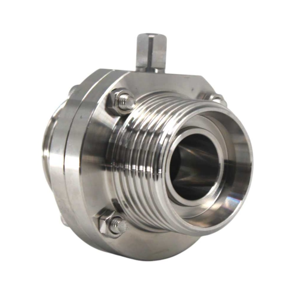 Затвор дисковый резьбовой нержавеющий NEWKEY EPDM, AISI304 DN25 (1), (CF8), PN8 NK-DZmEPDM25/4