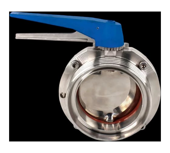 Изображение товара Затвор дисковый резьбовой нержавеющий NEWKEY EPDM, AISI304 DN65 (2_1/2), (CF8), PN8 NK-DZmEPDM65/4