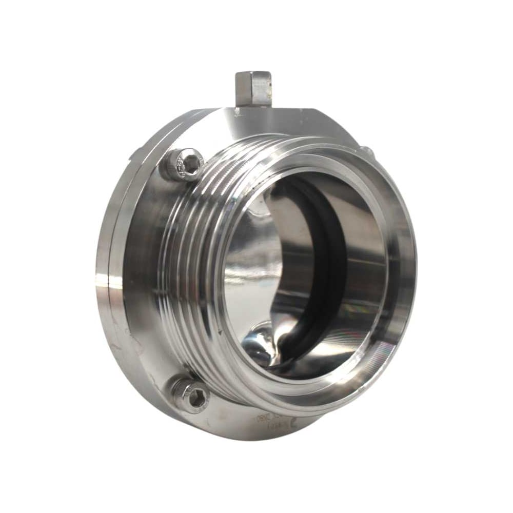 Затвор дисковый резьбовой нержавеющий NEWKEY EPDM, AISI304 DN100 (4), (CF8), PN8 NK-DZmEPDM100/4