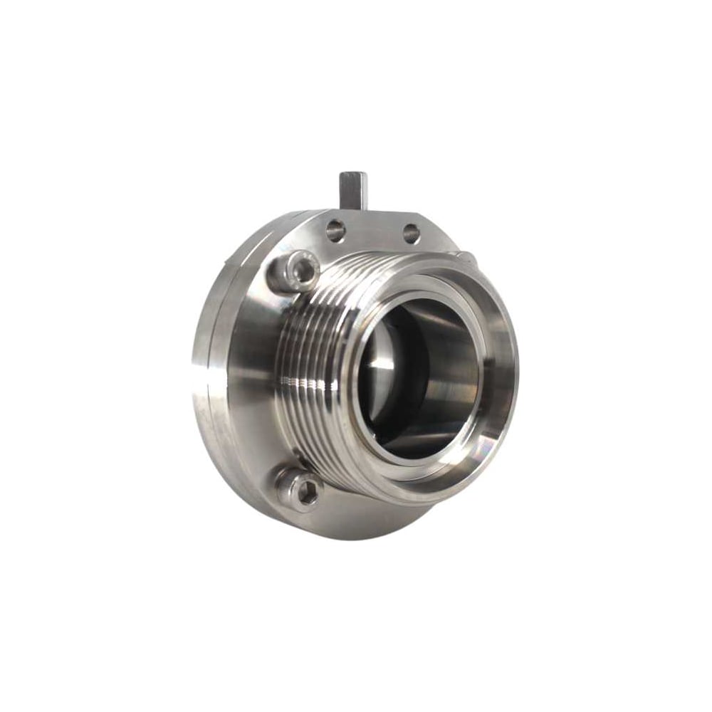 Затвор дисковый резьбовой нержавеющий NEWKEY EPDM, AISI304 DN50 (2), (CF8), PN8 NK-DZmEPDM50/4
