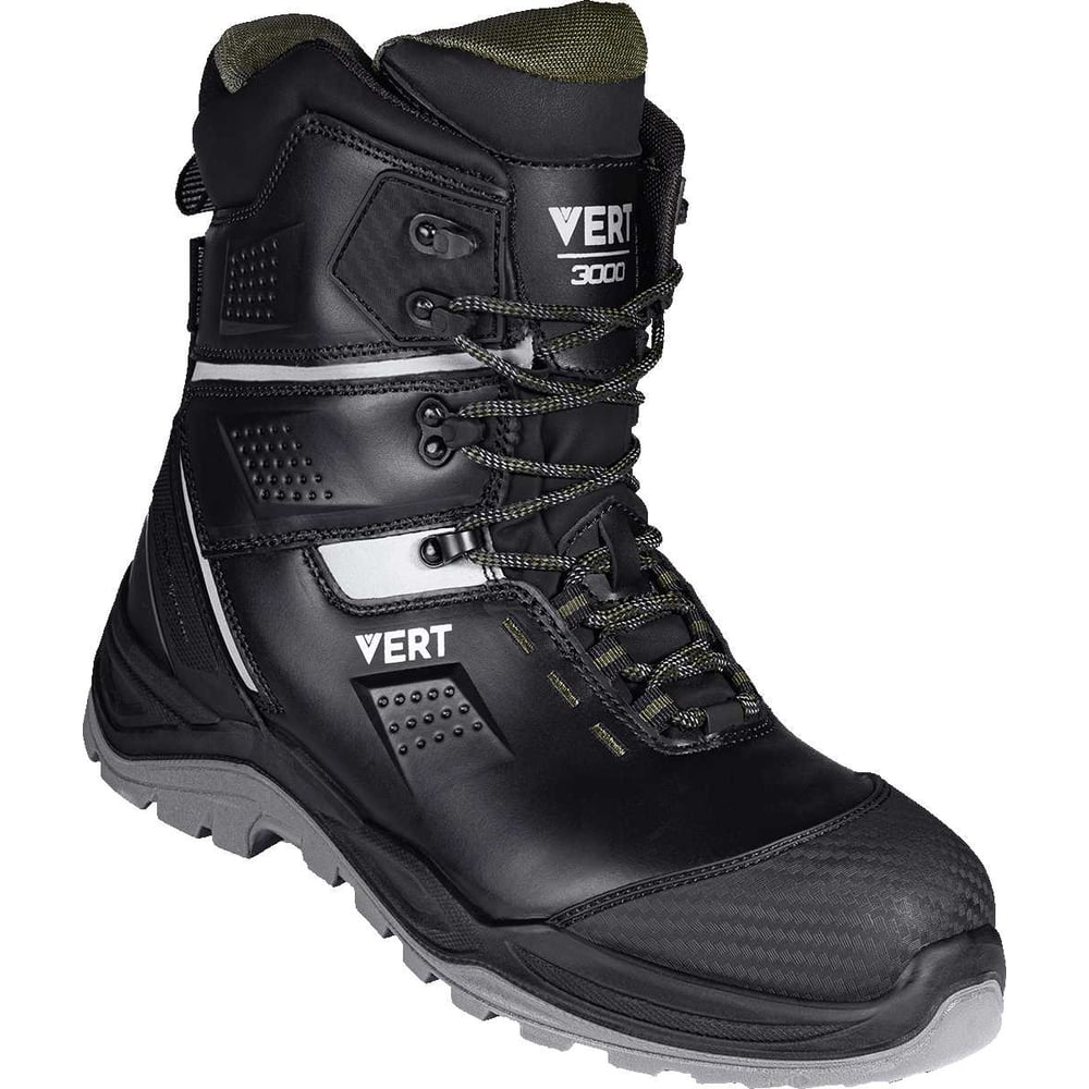 Изображение товара Ботинки VERT высокий берец с КП и КС Черные 37