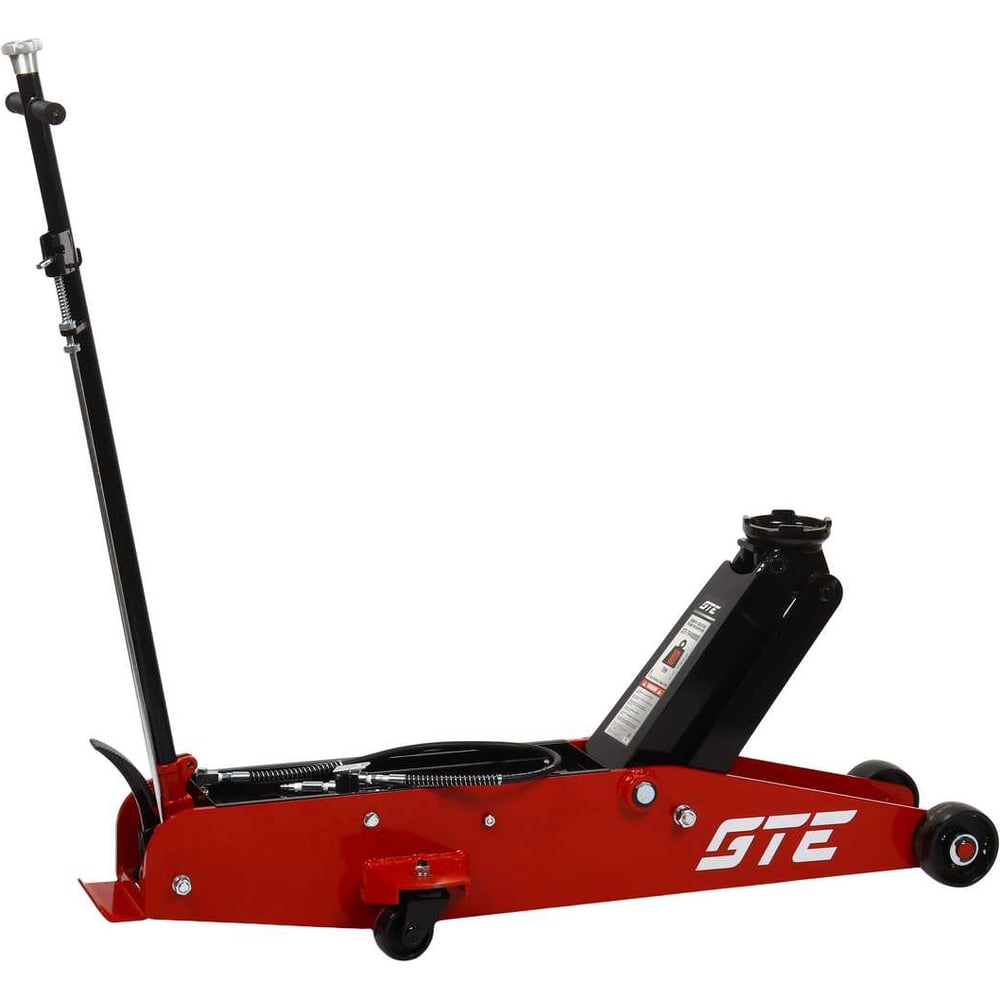 Изображение товара Домкрат подкатной пневмогидравлический удлиненный 10т (h min-160мм, h max-685мм) GTE TH410001Q 275901