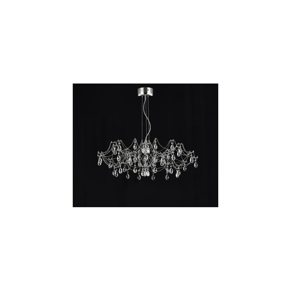 Изображение товара Подвесная люстра MyFar Ersilia MR2661-60P-50AD с пультом и хрустальными подвесками