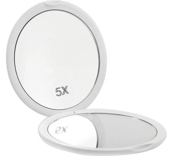 Изображение товара Зеркало двойное складное Camelion M148-SM C01 белый (1х/5х) 15877