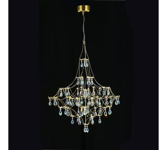 Изображение товара Подвесная люстра светодиодная с пультом и хрустальными подвесками MyFar K9 Allegria MR2642-66P-50CD