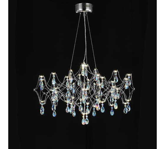 Изображение товара Подвесная люстра светодиодная с пультом и хрустальными подвесками MyFar K9 Ileria MR2651-57P-50CD
