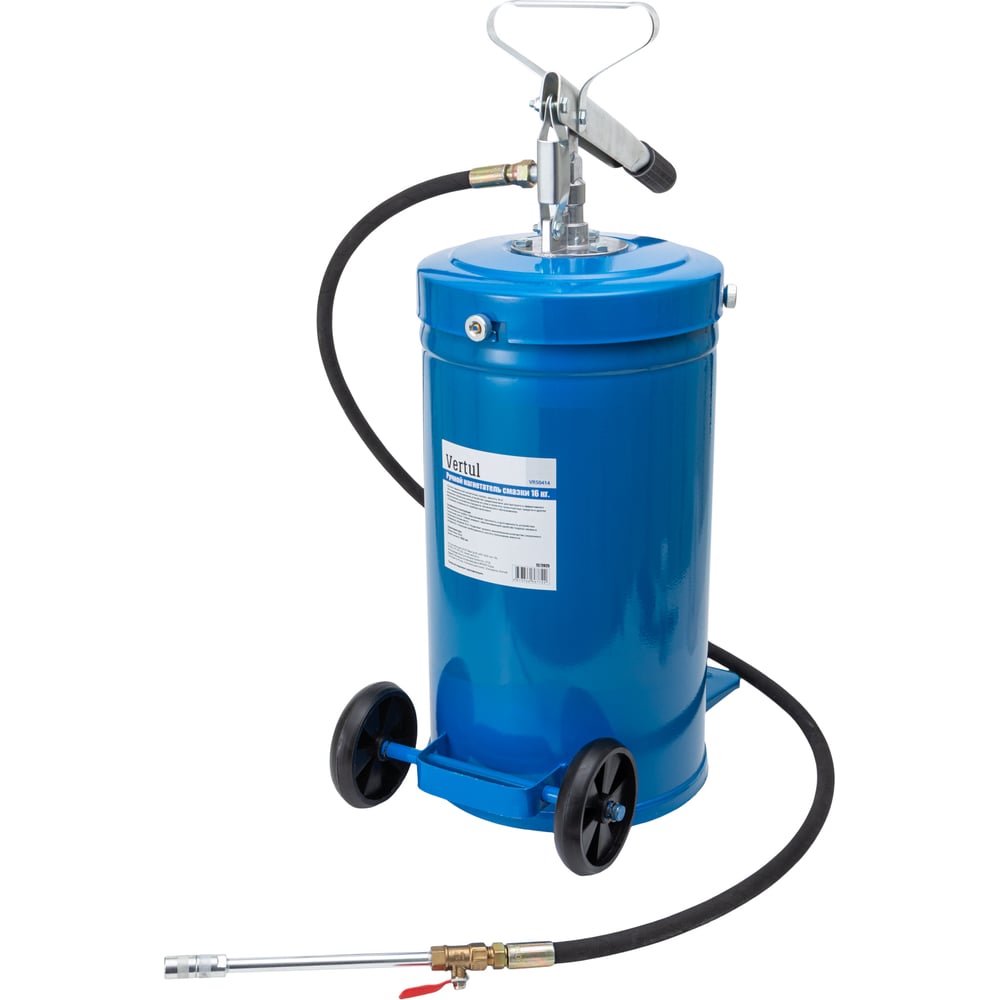 Изображение товара Нагнетатель смазки ручной VERTUL ёмкость 16 кг VR50414