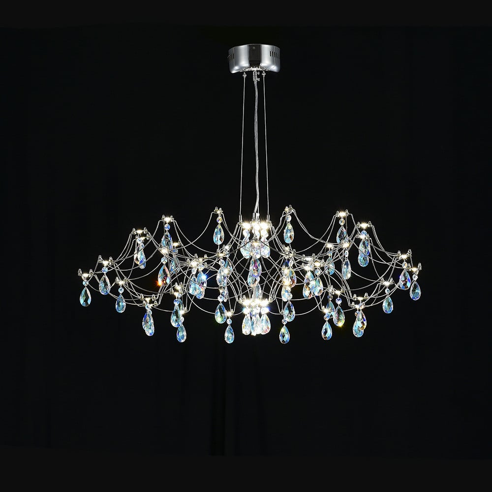 Изображение товара Подвесная люстра MyFar Ersilia MR2660-60P-50CD с пультом и хрусталём