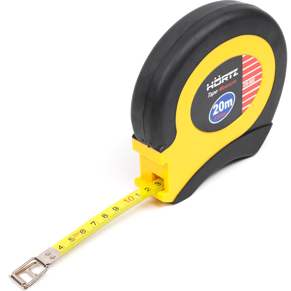 Изображение товара Рулетка HORTZ CR-002 20 м, желтая лента, ABS корпус