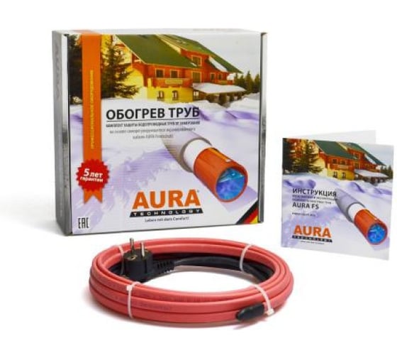 Изображение товара Комплект для обогрева труб AURA FS 17-20 021219