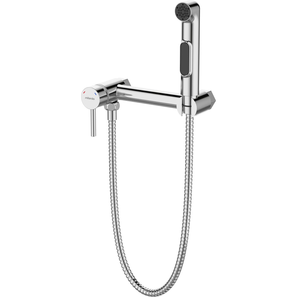 Изображение товара Смеситель с гигиеническим душем на эксцентриках Milardo хром глянцевый, Tidy, , TIDSB15M08