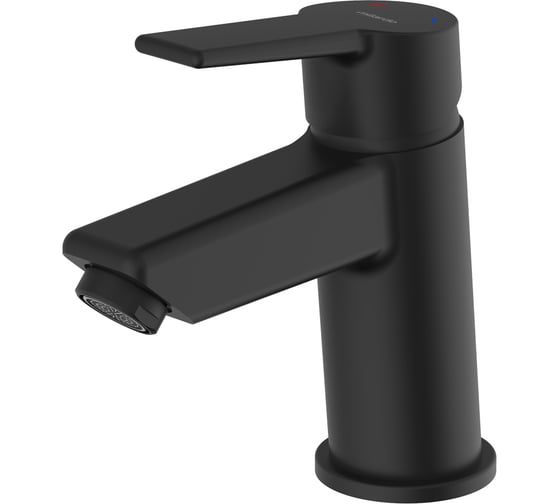 Изображение товара Смеситель для умывальника Milardo черный матовый, Stripe, STRBL00M01