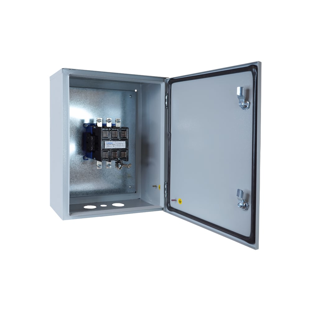 Изображение товара Пускатель электромагнитный Электротехник ПМ12-160110 У2 В, 220В/50Гц, 2з и 2р, 160А, нереверсивный, без реле, в корпусе 500х400х220, без кнопок, IP54 ET020192