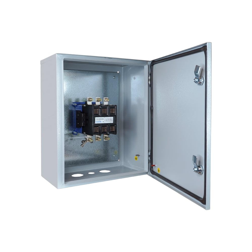 Изображение товара Пускатель электромагнитный Электротехник ПМ12-180140 У3 В, 380В/50Гц, 2з и 2р, 180А, нереверсивный, без реле, в корпусе 500х400х220, без кнопок, IP40 ET124747