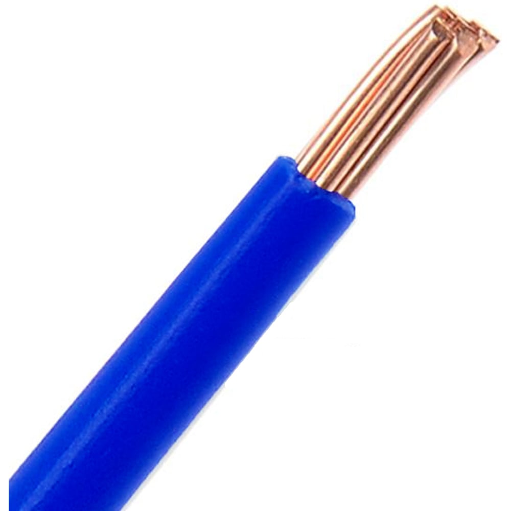 Изображение товара Электропровод MW бухта 200 м ПуВ /ГОСТ 1х16 синий-0,2 Изображение товара Электропровод MW бухта 200 м ПуВ /ГОСТ 1х16 синий-0,2