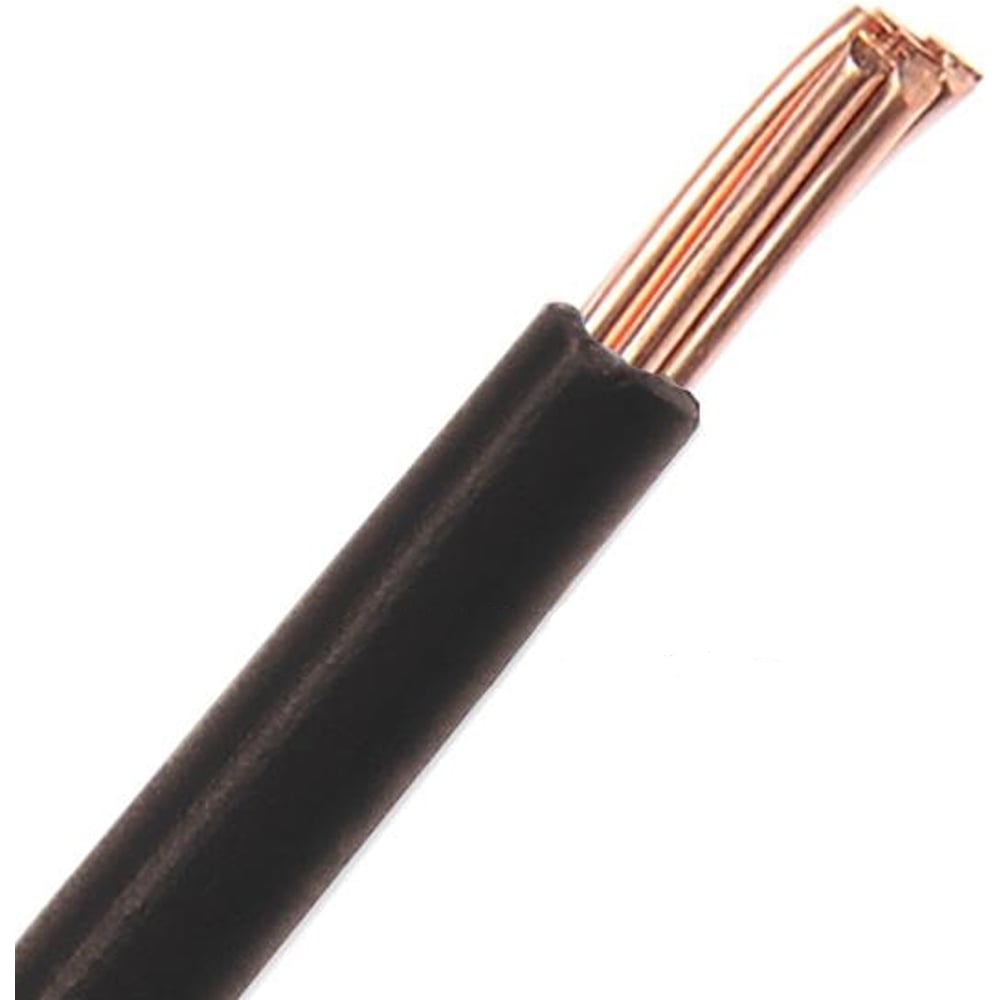 Изображение товара Провод электрический MW ПУВ 16 мм² 200 м ГОСТ черный