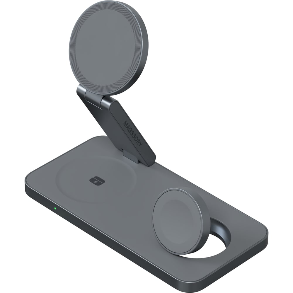 Изображение товара Зарядная станция MAGSSORY Yoga 3в1 Qi2 для Samsung