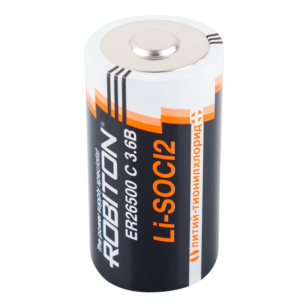 Изображение товара Элемент питания Robiton ER26500 Li-SOCl2 3.6 В 9000 мАч