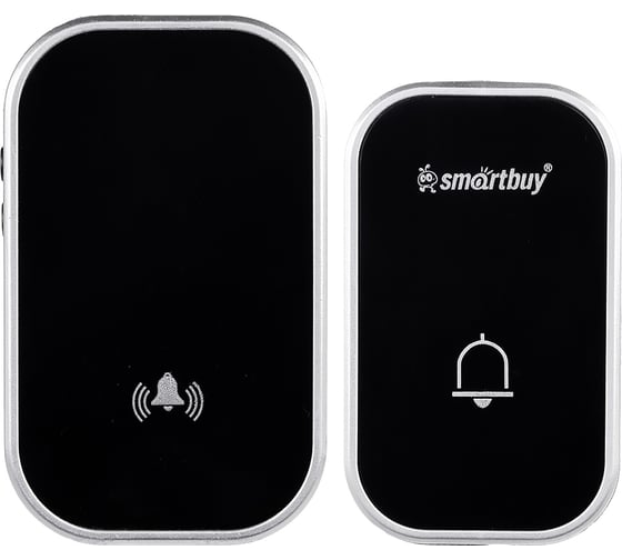 Изображение товара Звонок дверной беспроводной SMARTBUY 220В, IP68 с подсветкой, регулировкой громкости звука SBE-220-DP1-38