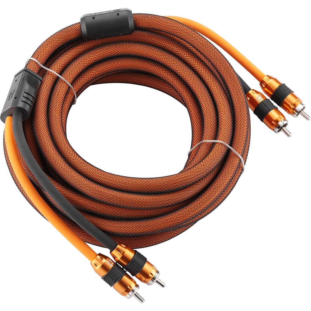 Изображение товара DL AUDIO Phoenix: RCA кабель 5 м с ферритовыми кольцами