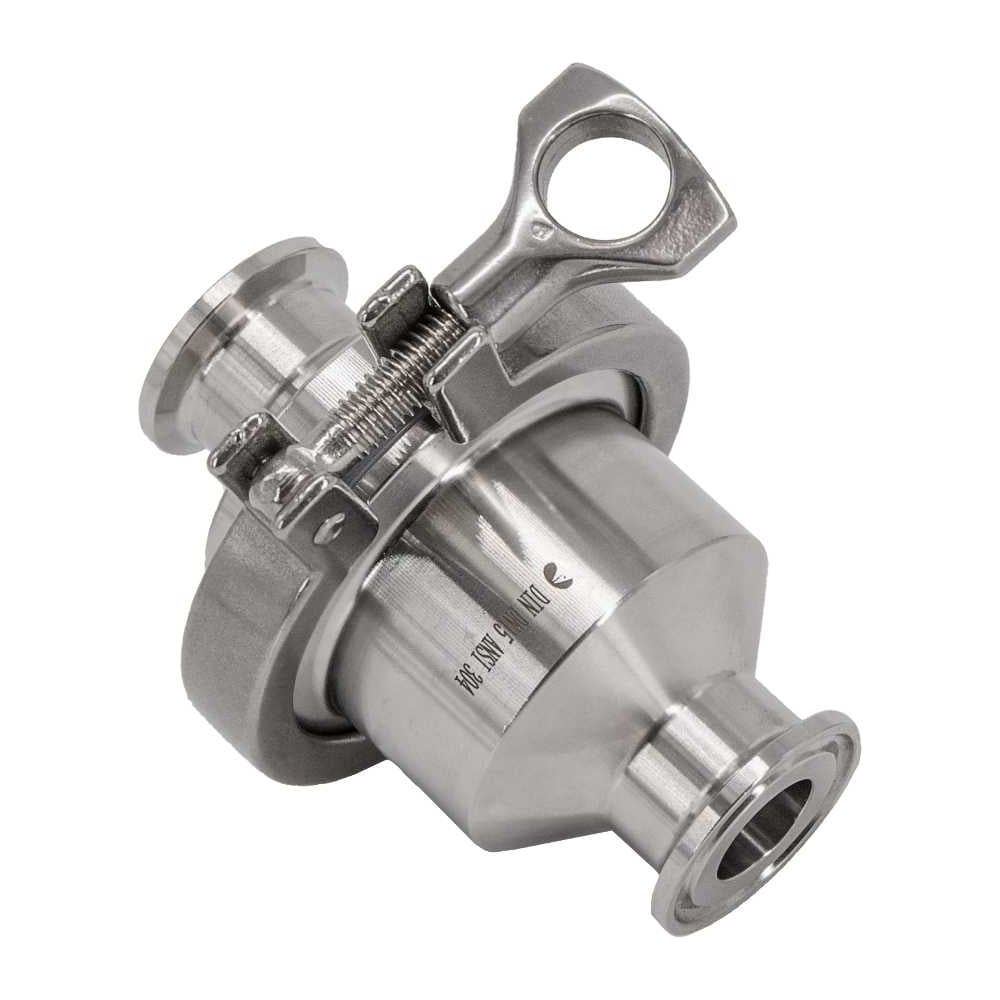 Обратный клапан NEWKEY Clamp DIN32676 нержавеющий, AISI304 DN15, (CF8), PN8 NK-CSCLP15/4