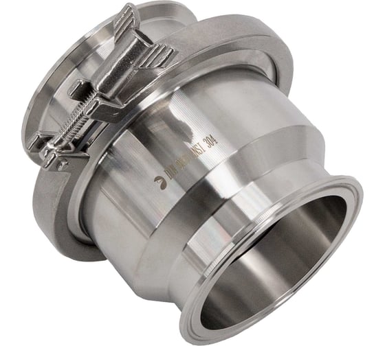 Изображение товара Обратный клапан NEWKEY Clamp DIN32676 нержавеющий, AISI304 DN80, (CF8), PN8 NK-CSCLP80/4