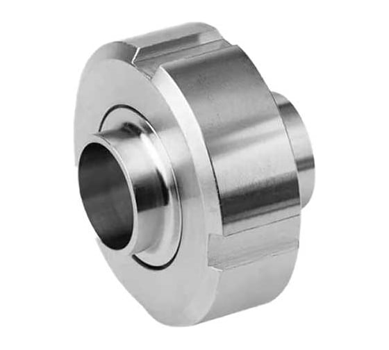 Изображение товара Молочная муфта в сборе NEWKEY DIN 11851, Silicon, AISI 304, DN15 (18мм) NK-MCCSil15/4