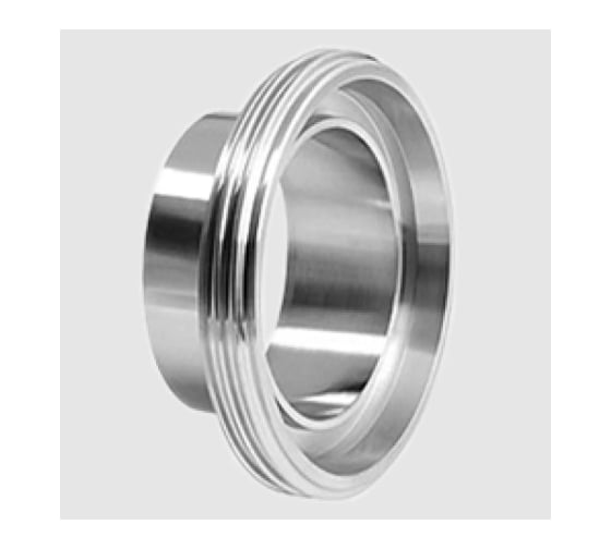 Изображение товара Резьбовой патрубок NEWKEY AISI 304, DIN 11851, DN40 (40мм), L=33мм NK-PBrm40/4