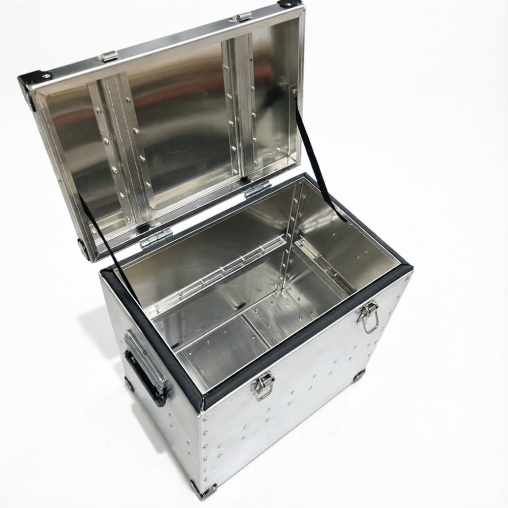 Изображение товара Алюминиевый ящик Металлум 1,5 мм толщина стенок 450×300×450 НФ-00007767